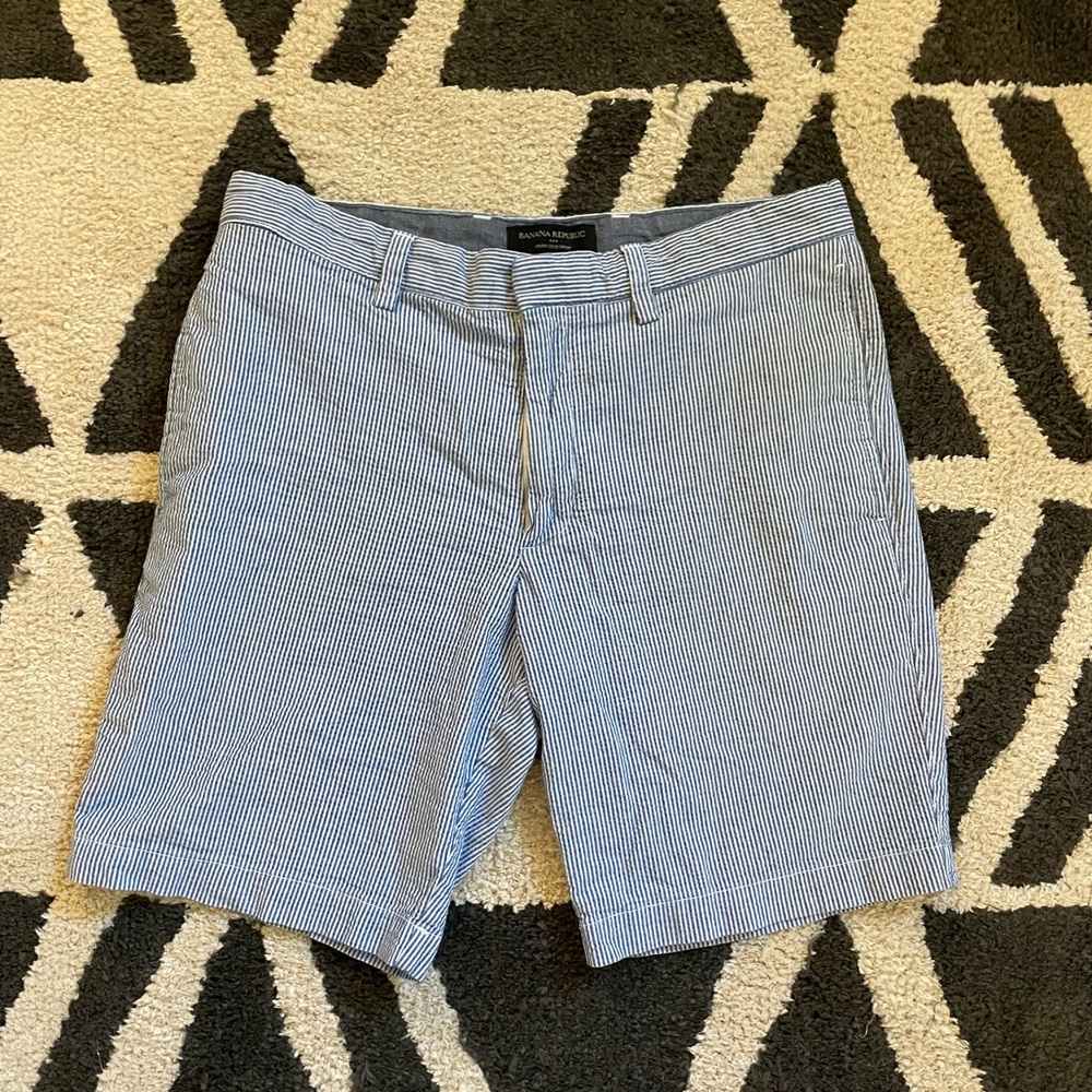 Banana republic seersucker shorts